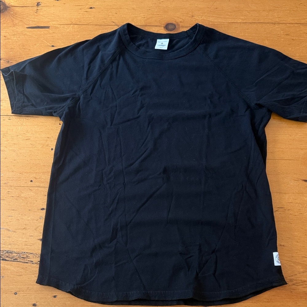 Reigning Champ Black Short Sleeve Tee